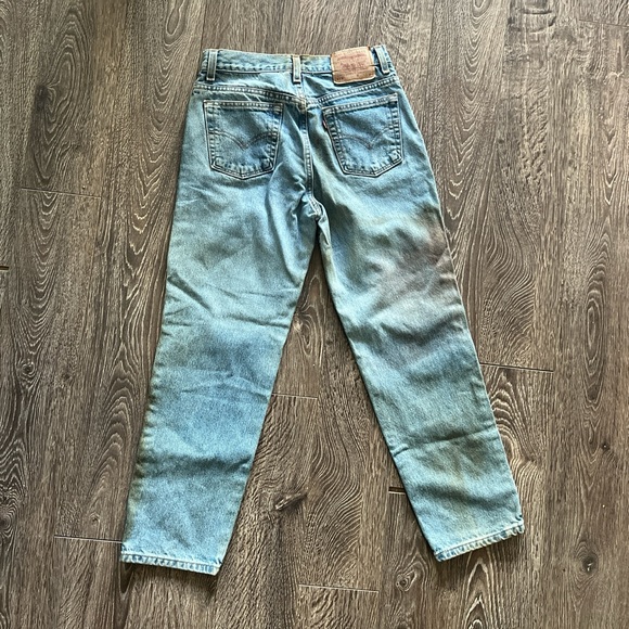 Levi’s 512 Jeans Mud Wash Made in USA Red Tab Slim Fit Straight Leg - 8P M - Picture 2 of 4